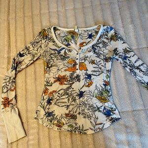 Free People Long Sleeve Thermal Tee
